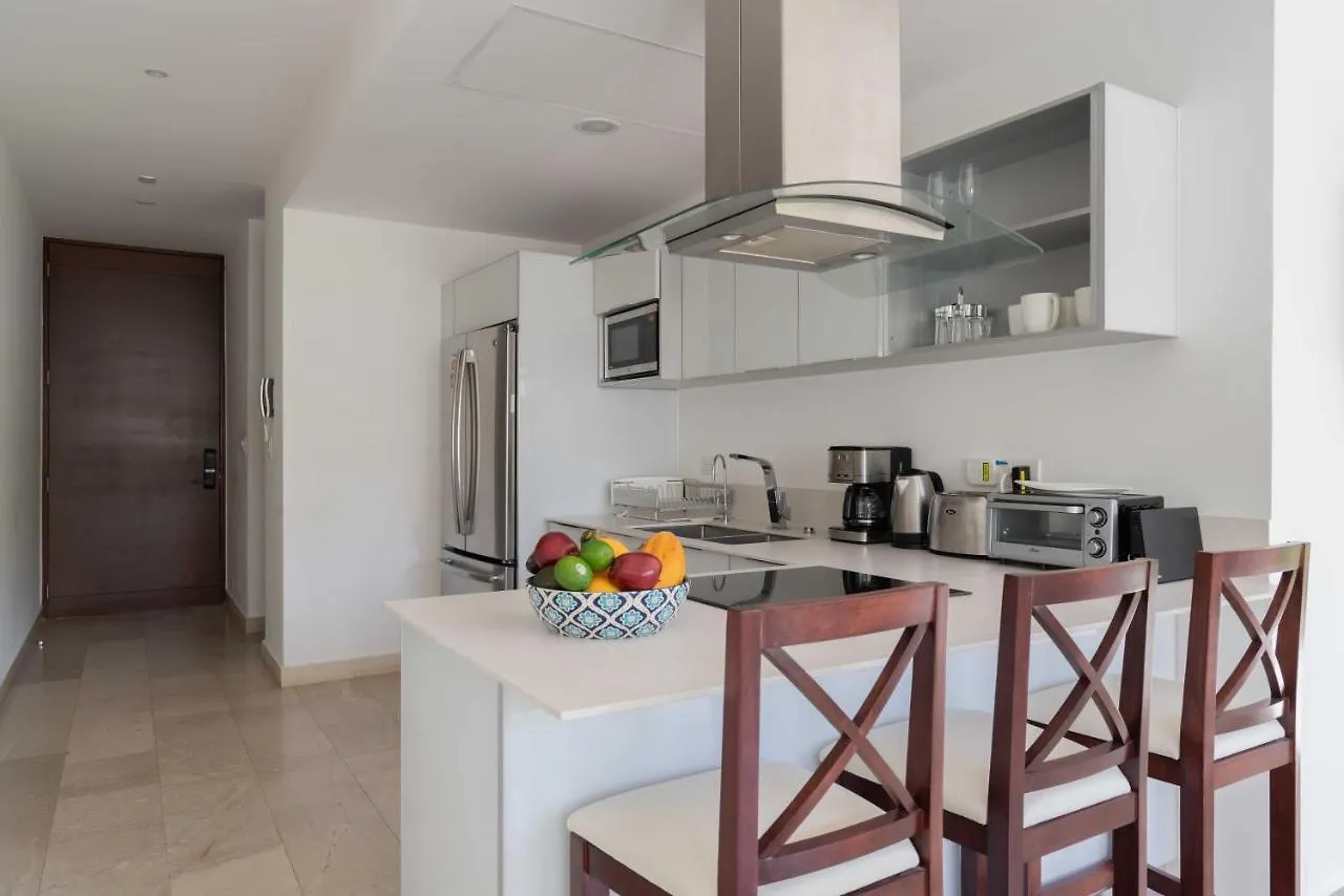 아파트 Mexication Beach Bliss: Stylish Playa Getaway 신데 델 카르멘 멕시코